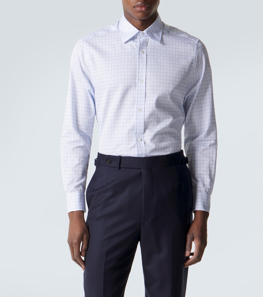 Checked cotton shirt