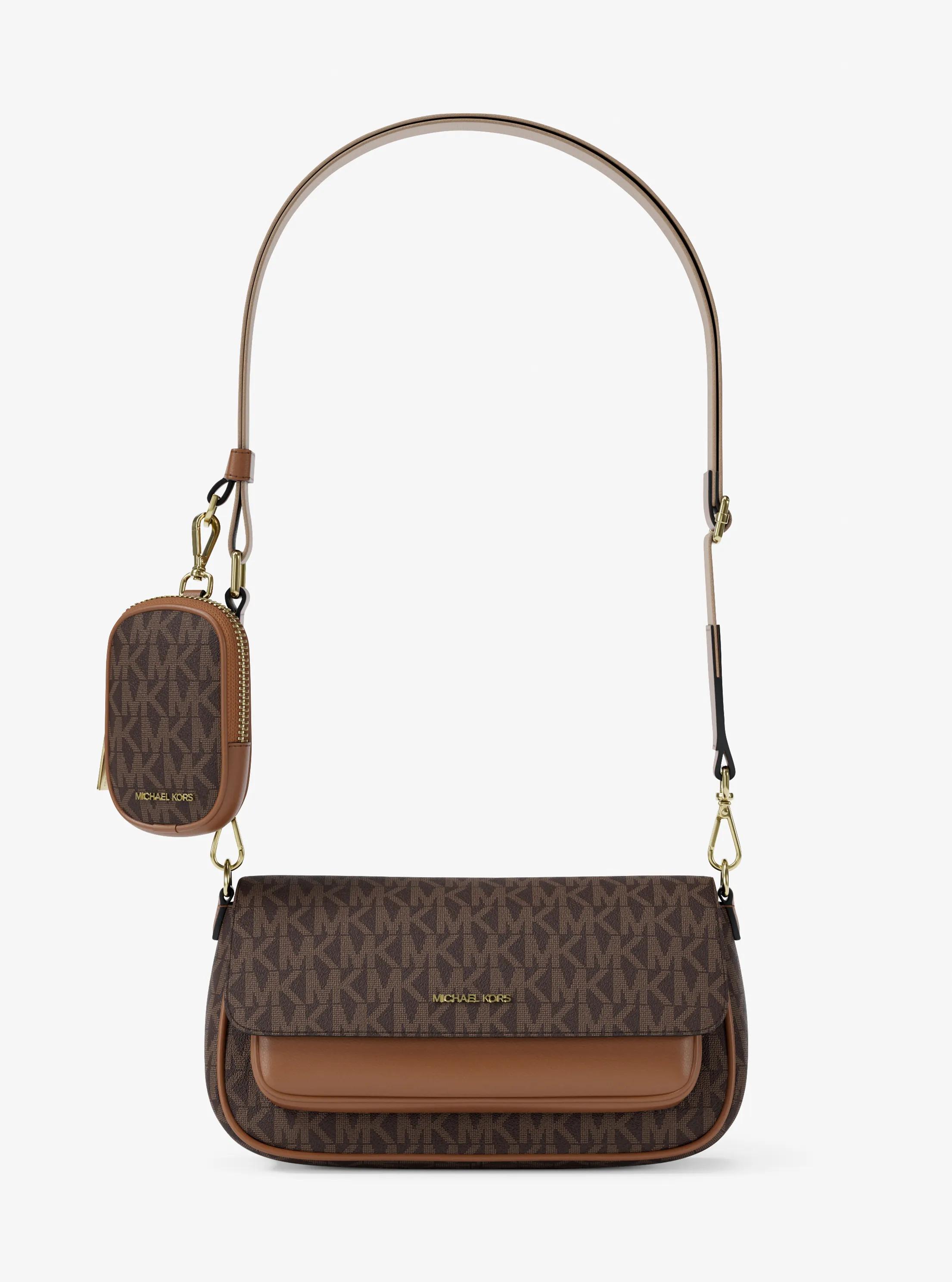 Jet Set Travel Small Signature Logo Crossbody Bag With Pouch in Brown - One Size