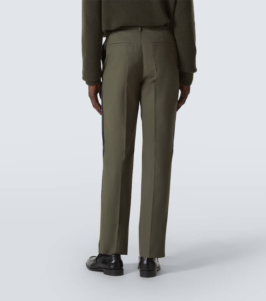 Cotton straight pants