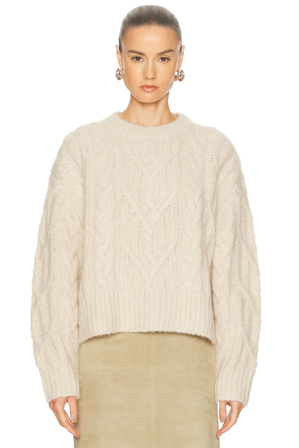NILI LOTAN Ashley Sweater in Beige