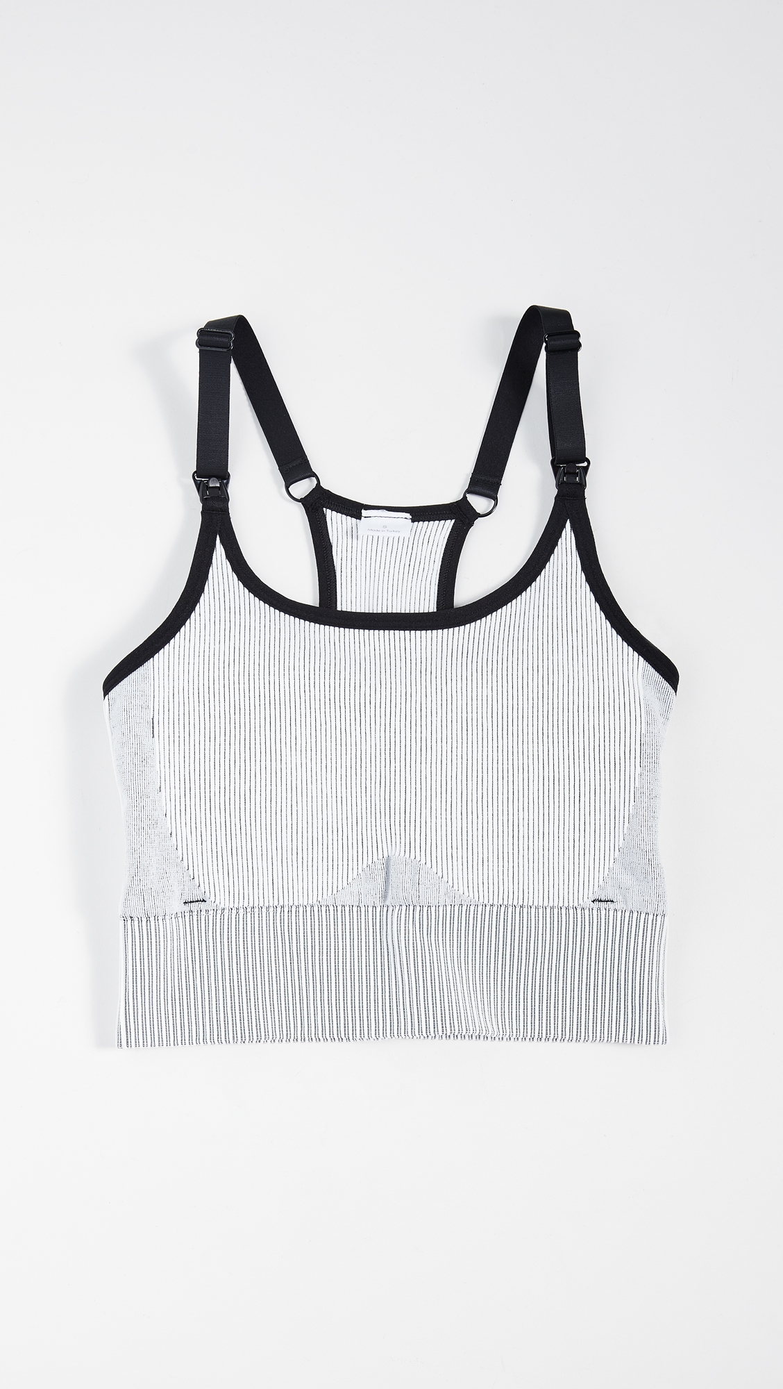 Active Seamless Nursing Bra Black/White Combo