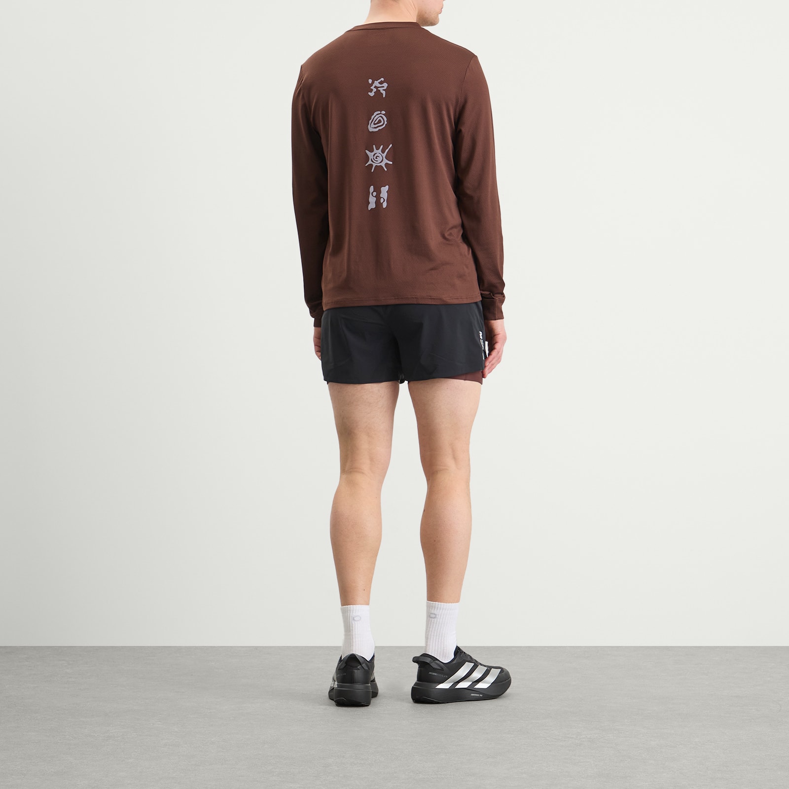 MiroMesh Men's LS Performance T-Shirt Cacao