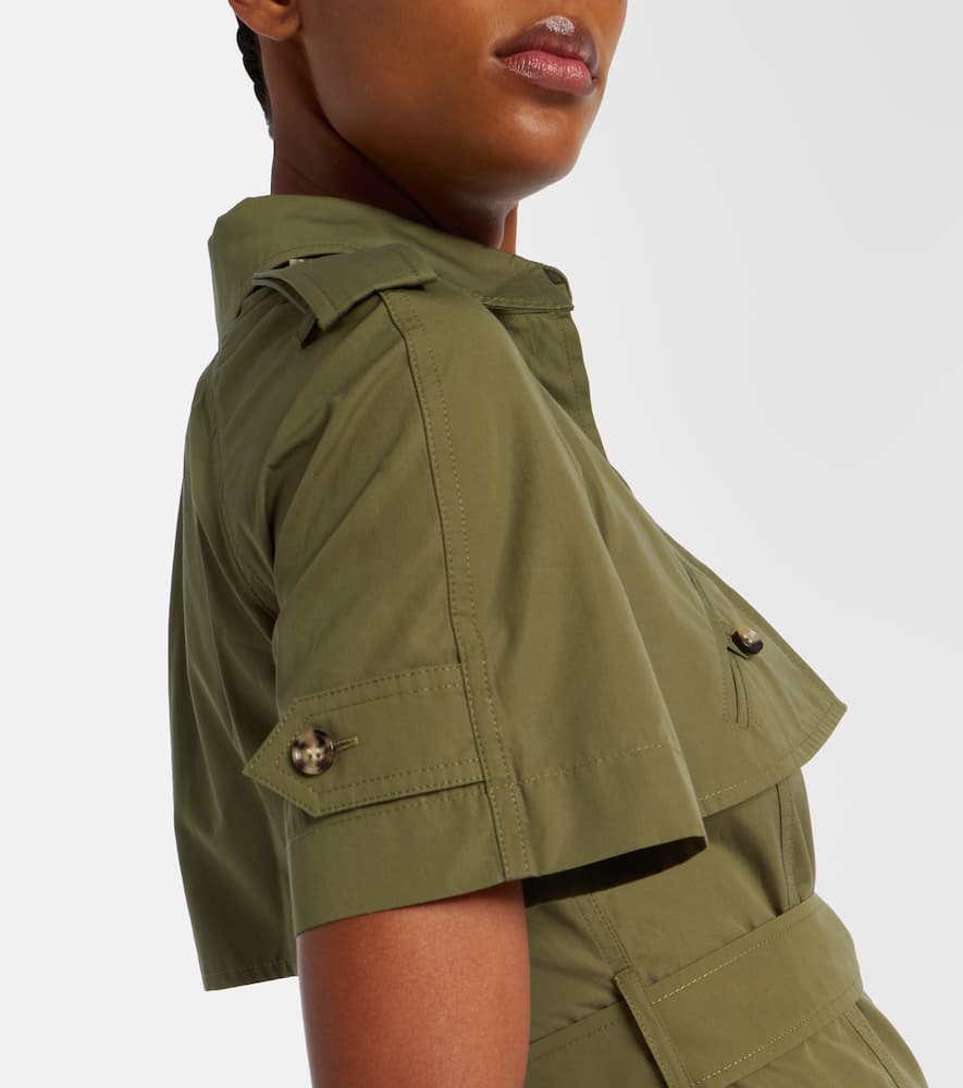 Cotton shirt dress