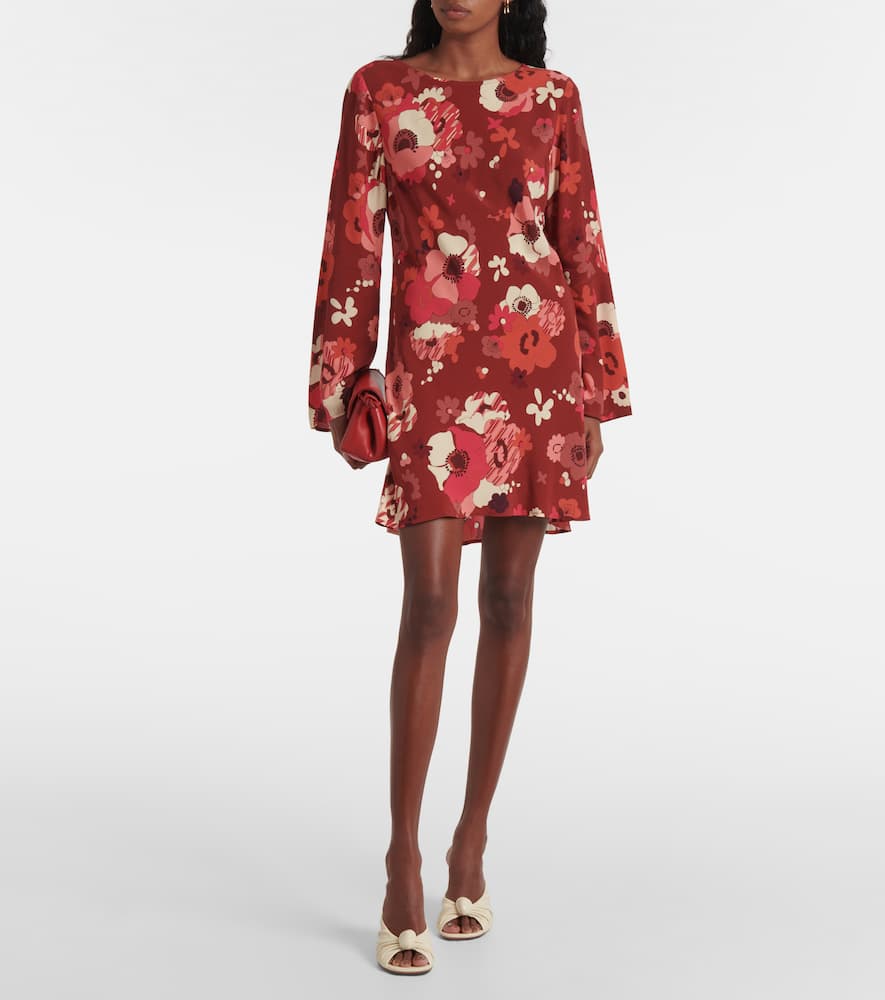 Rixo Ridley floral minidress