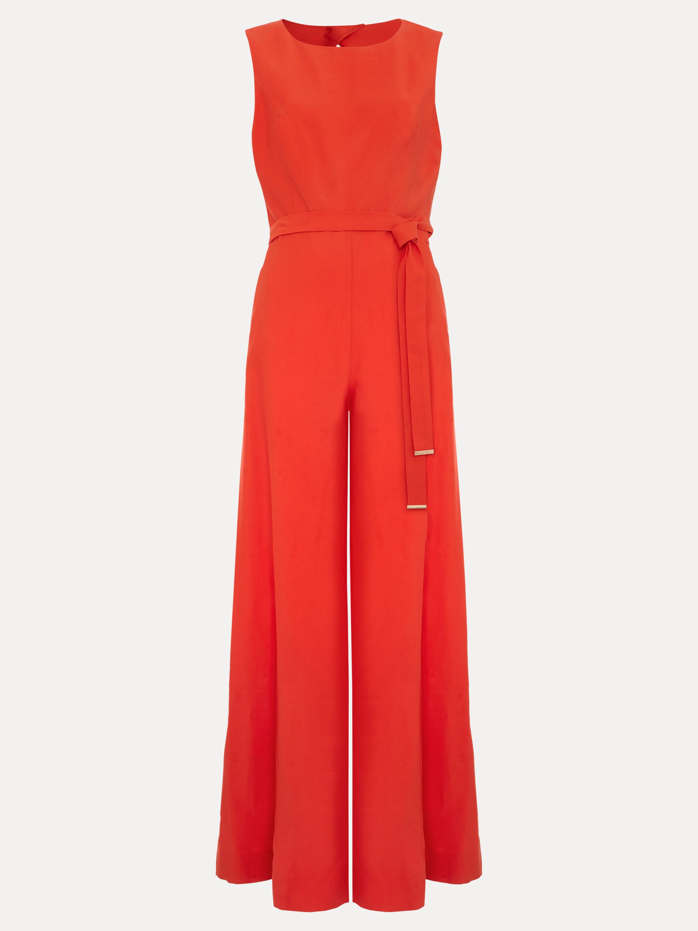 Phase Eight Women's Marta Sleeveless Wide-Leg Jumpsuit in Scarlet