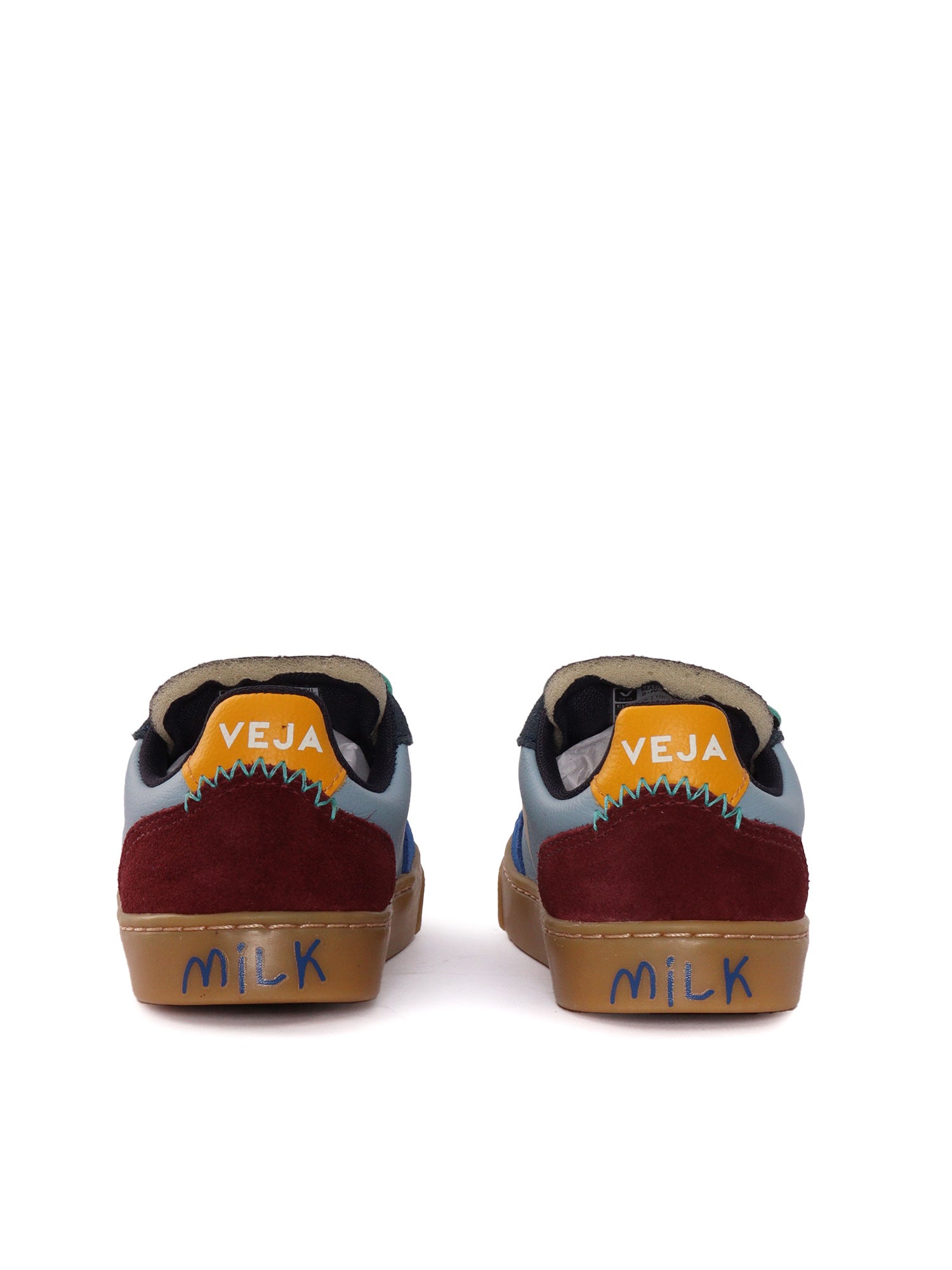 Veja Kids Small V90 Latte O.T Acciaio Pierre
