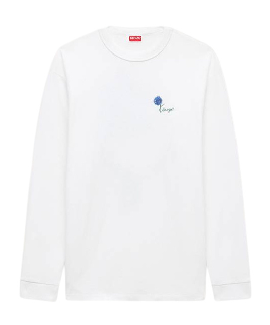 'Tulip' long sleeves T-shirt in cotton