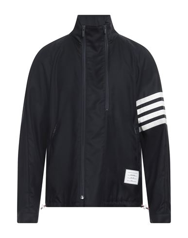 Thom Browne Man Jacket Navy Size 1 Wool, Polyester, Cotton