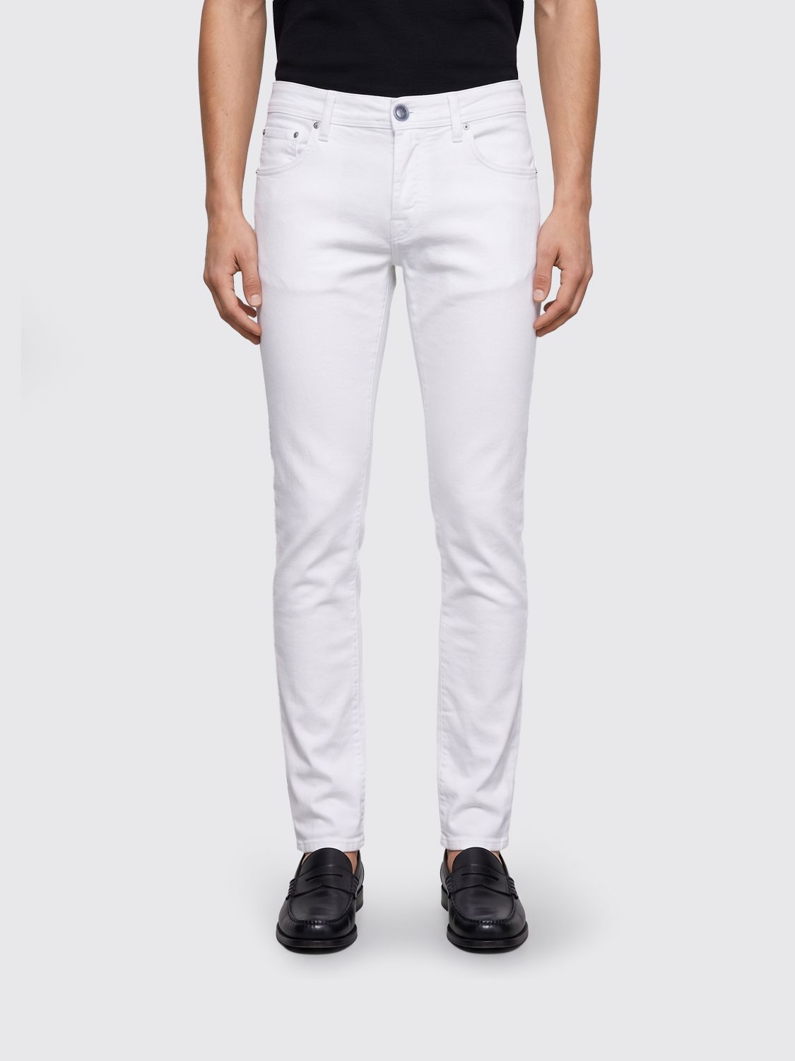 Jeans Men color White