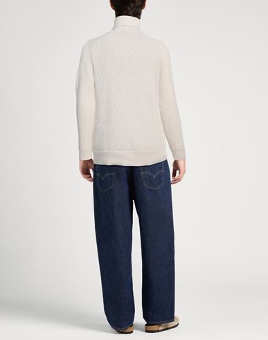 Paolo Pecora Man Turtleneck Off white Size S Wool, Polyacrylic