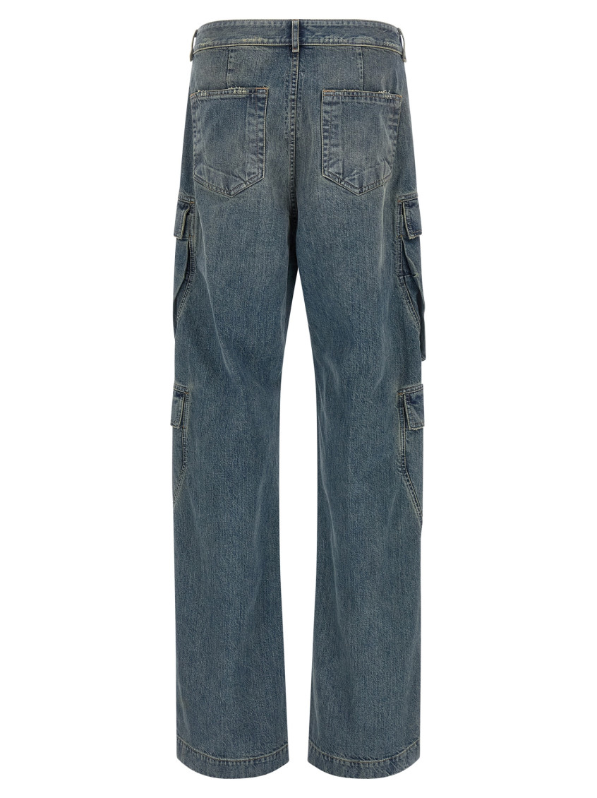 Blue Mid Rise Jeans