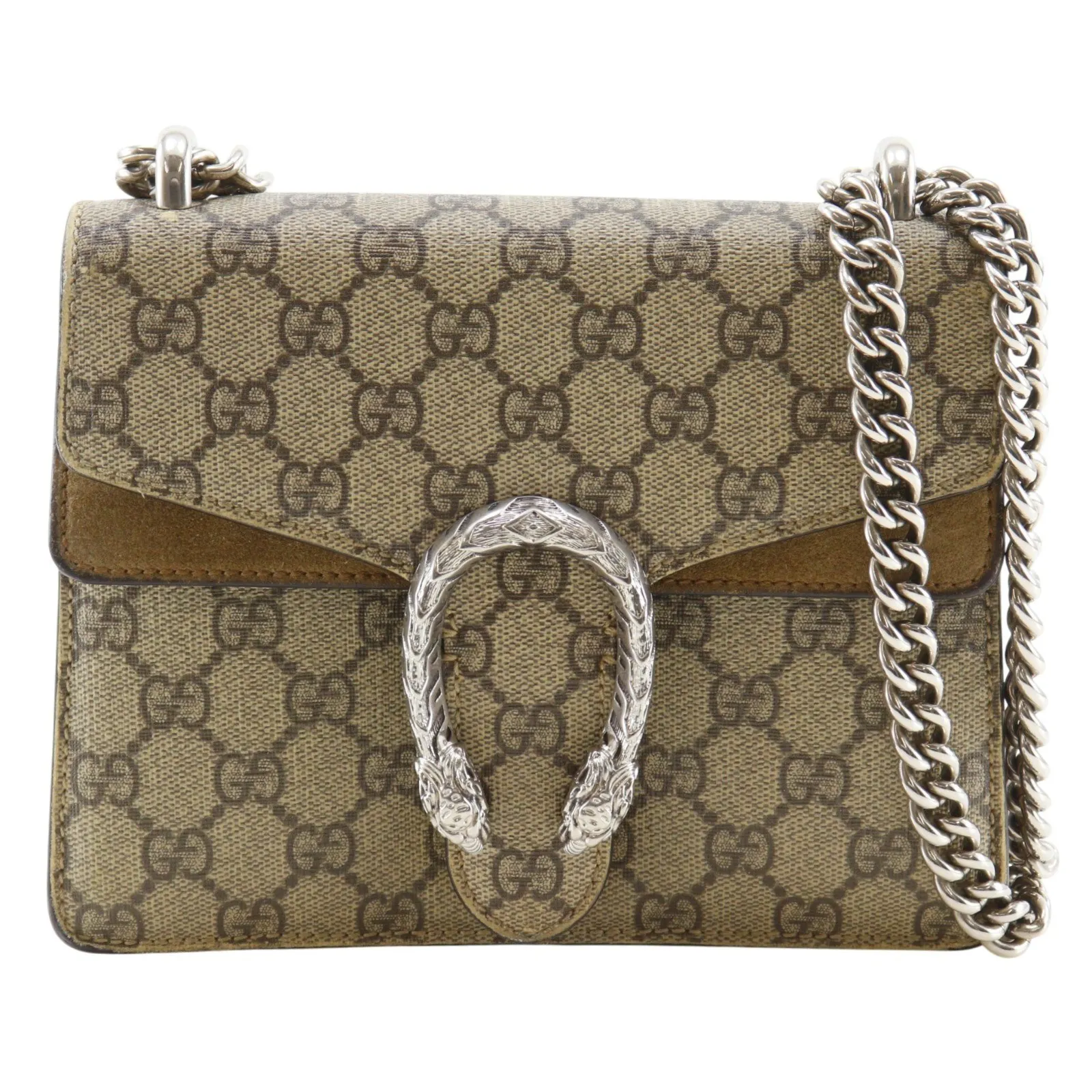 Gucci Dionysus Gg Coated Canvas Brown Canvas Shoulder Bag Bag Pre-Owned