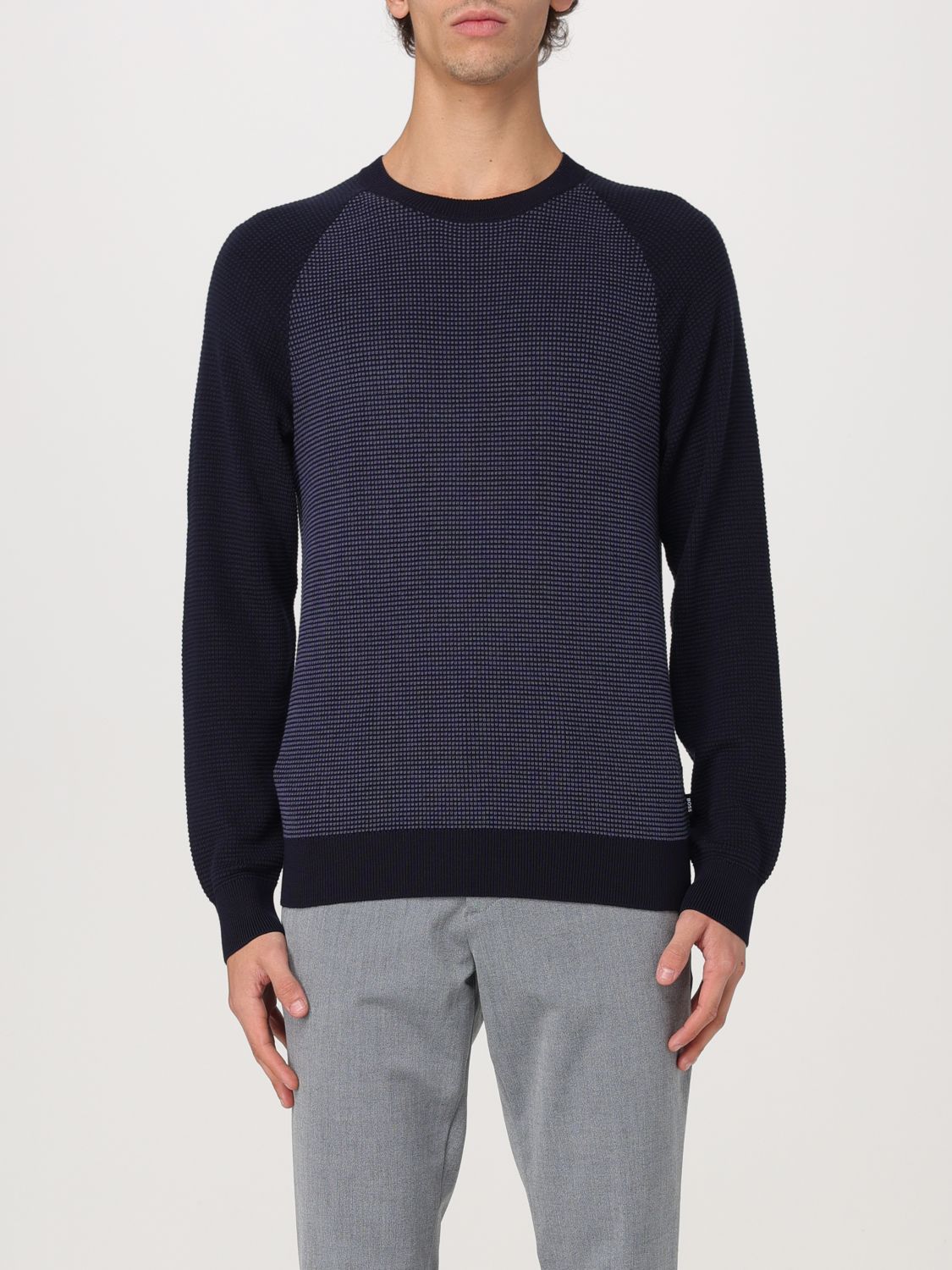 Two-tone jumper - Blue