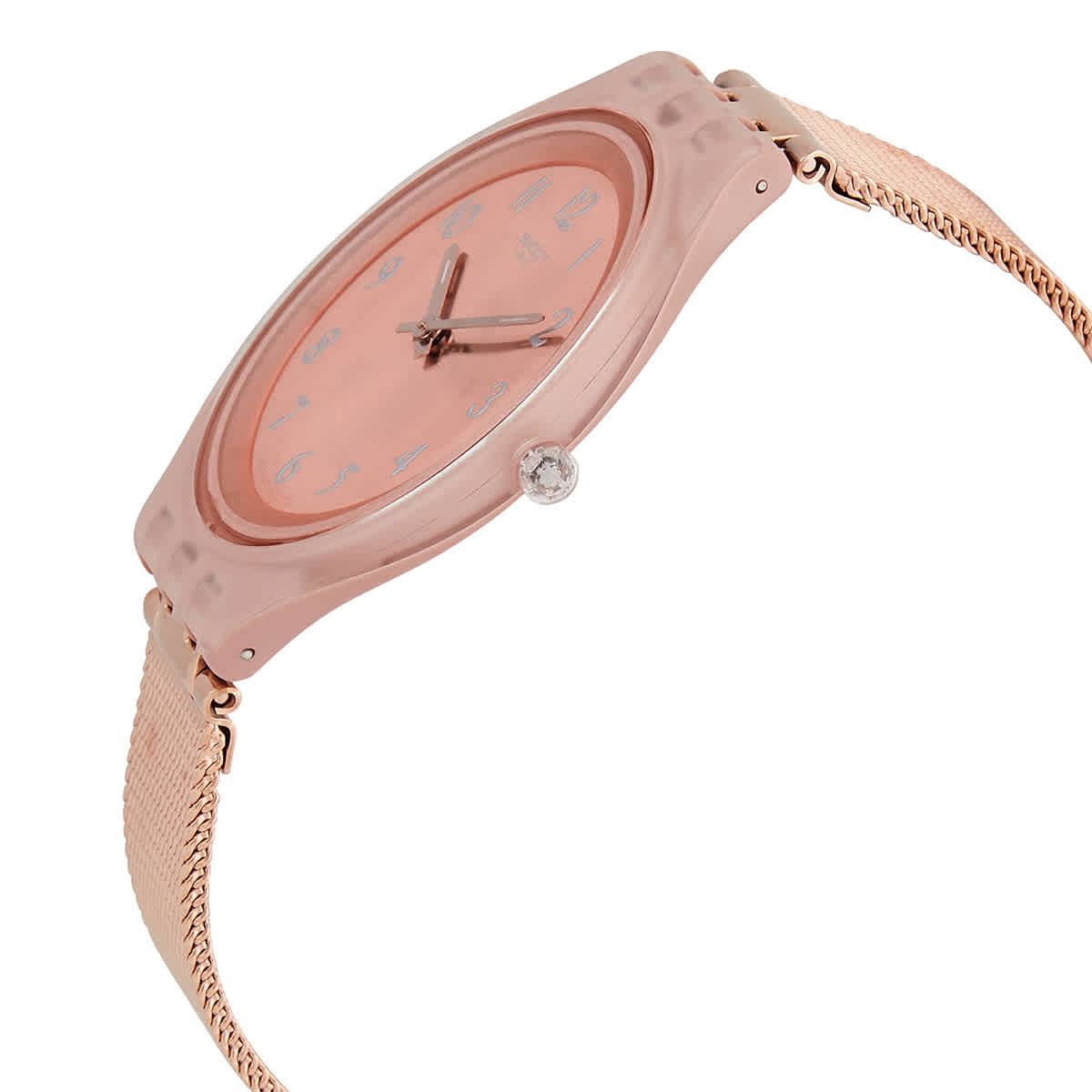 Skinchic Quartz Pink Dial Ladies Watch SVUP100M