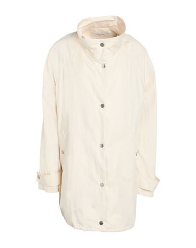 Jacob Cohёn Woman Overcoat & Trench Coat Cream Size 6 Cotton, Polyamide