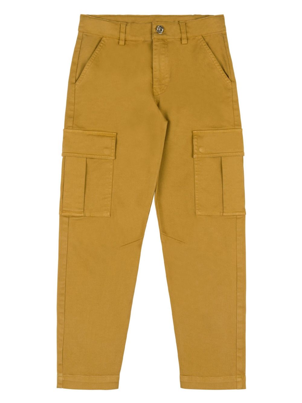 Logo-tag cargo trousers - Brown