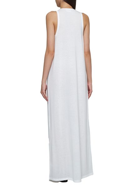 Khaite Vernetta V-Neck Sleeveless Maxi Dress