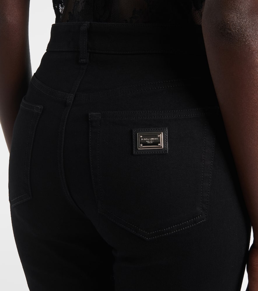 Mid-rise skinny jeans