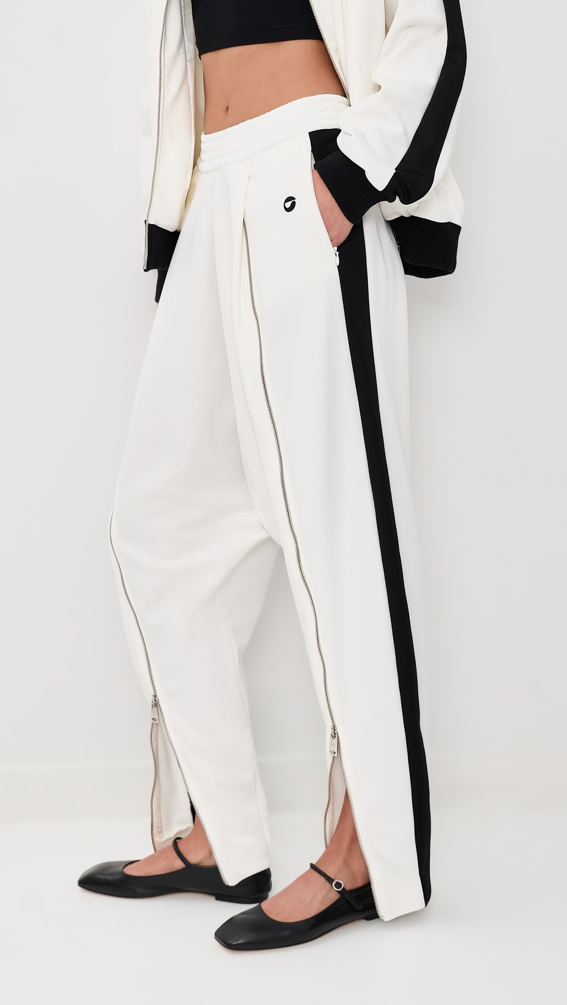 Sarouel Track Pants White
