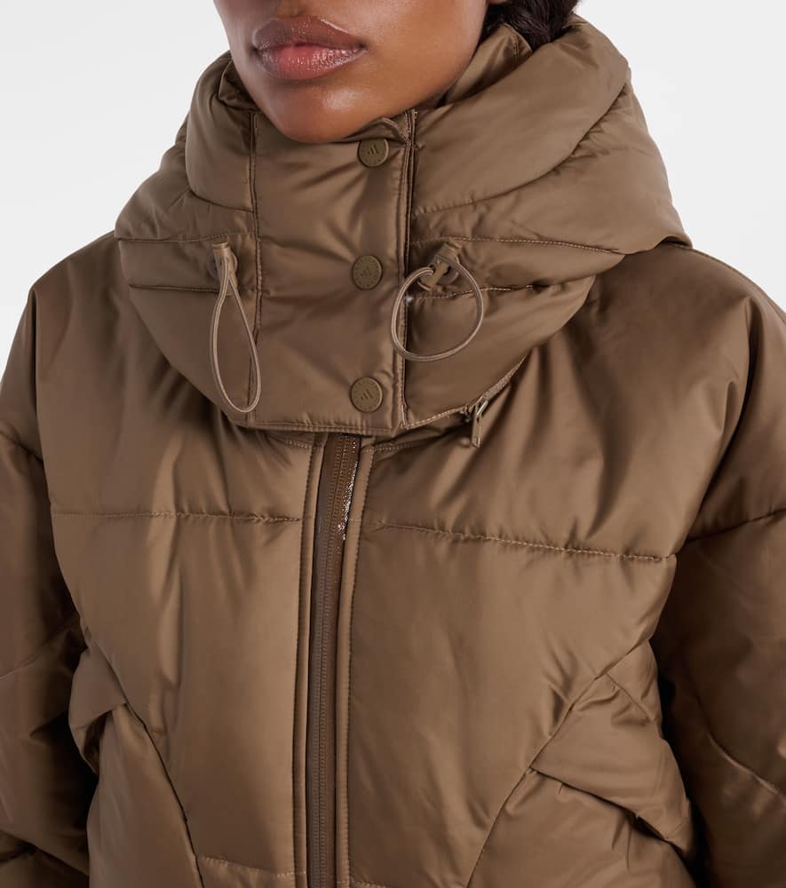 Hooded cropped jacket