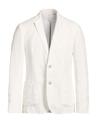 Man Blazer White Size S Linen