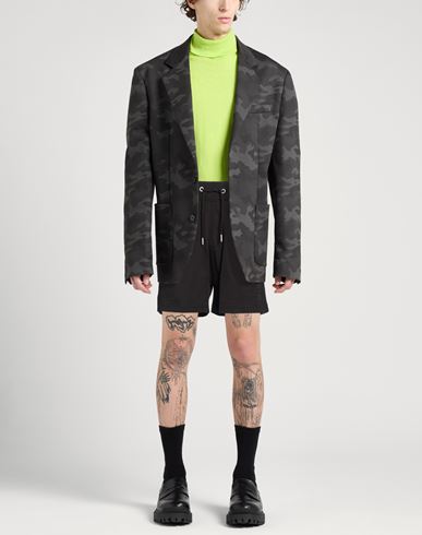 Man Shorts & Bermuda Shorts Black Size L Cotton