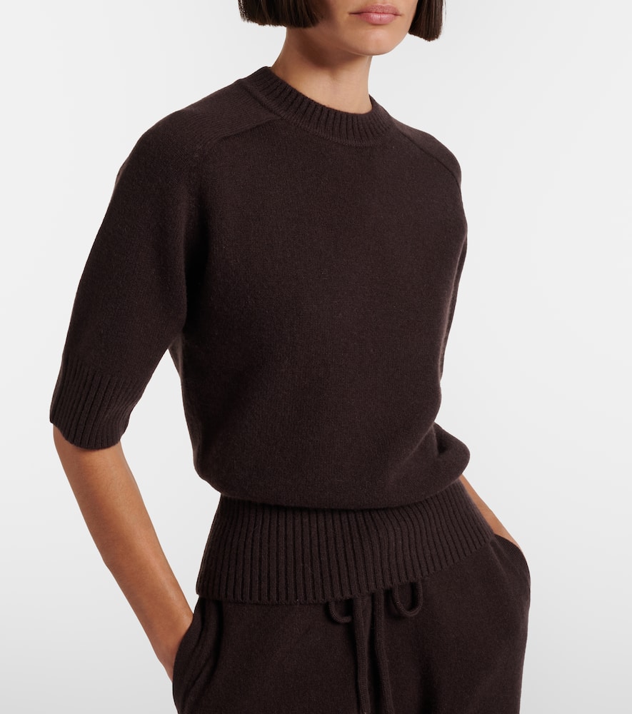 Lauren knitted cashmere-blend top