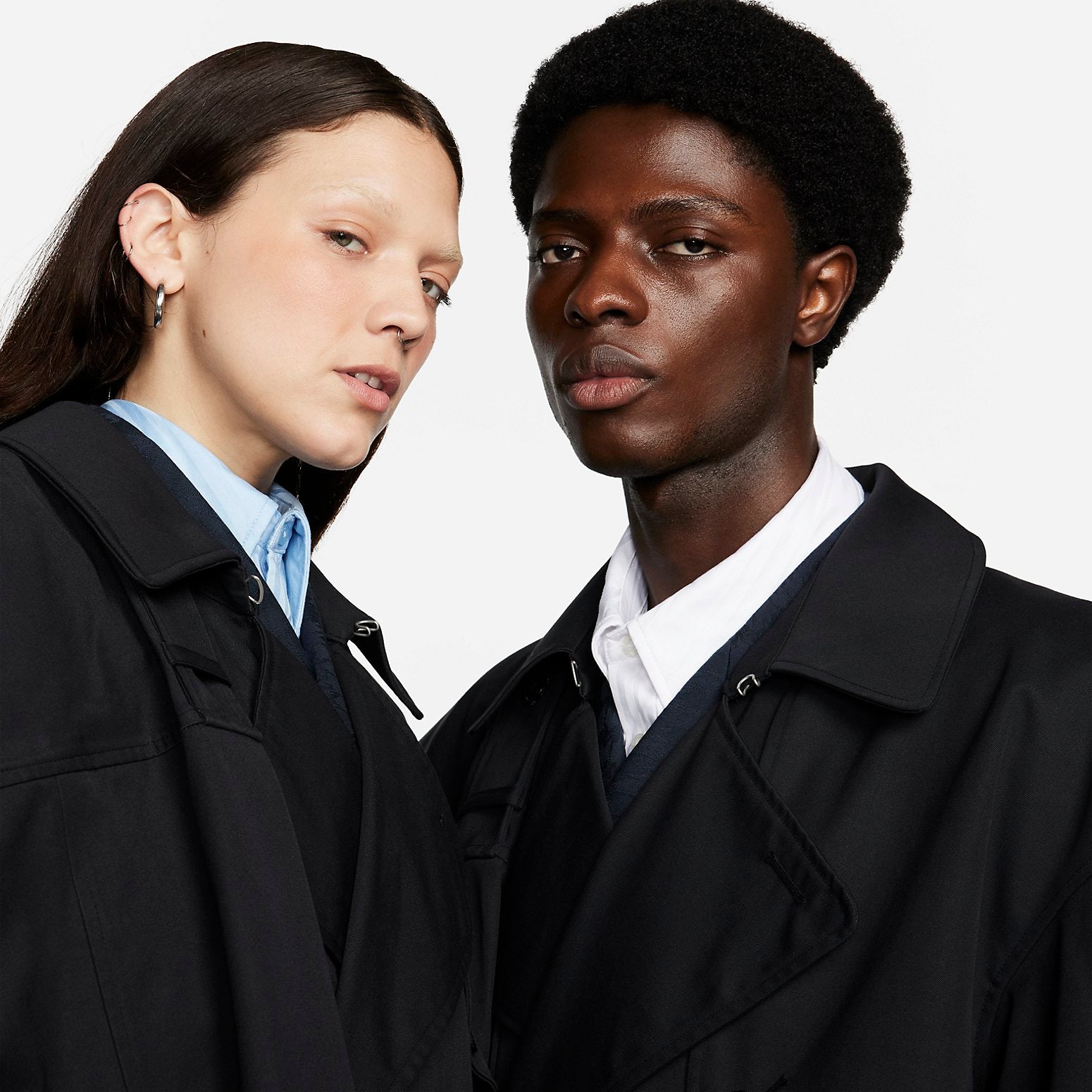 X Martine Rose Trench Coat 'Navy'
