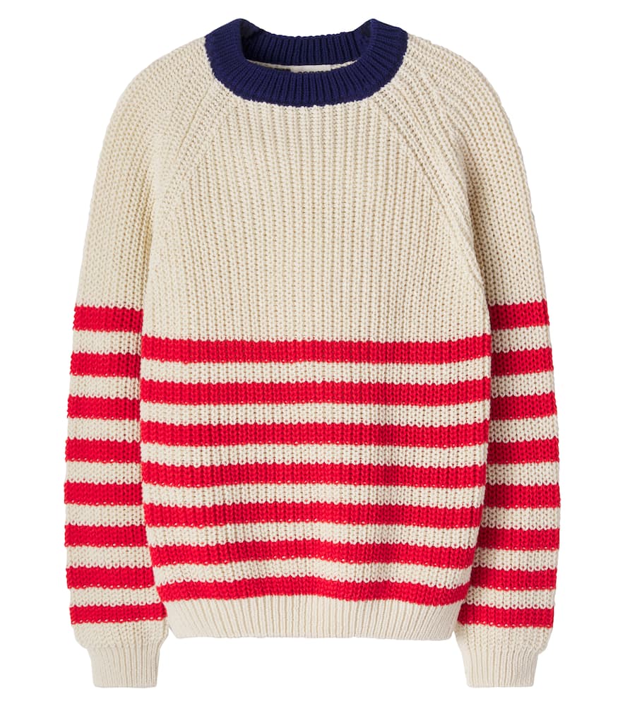 Reed striped cotton sweater