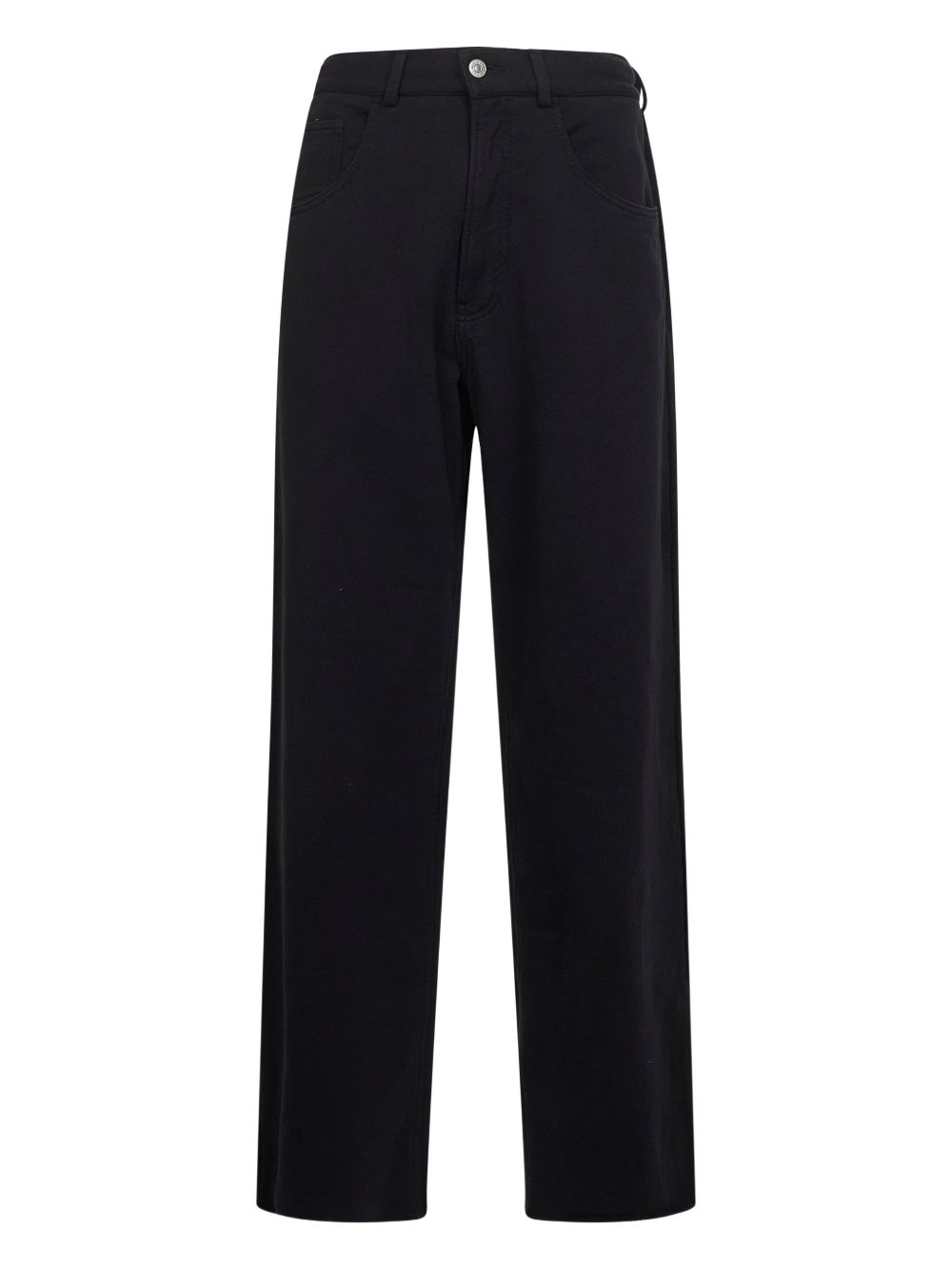 Cotton Trousers — Black