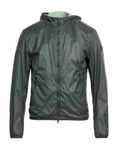 Man Jacket Dark green Size 40 Polyamide