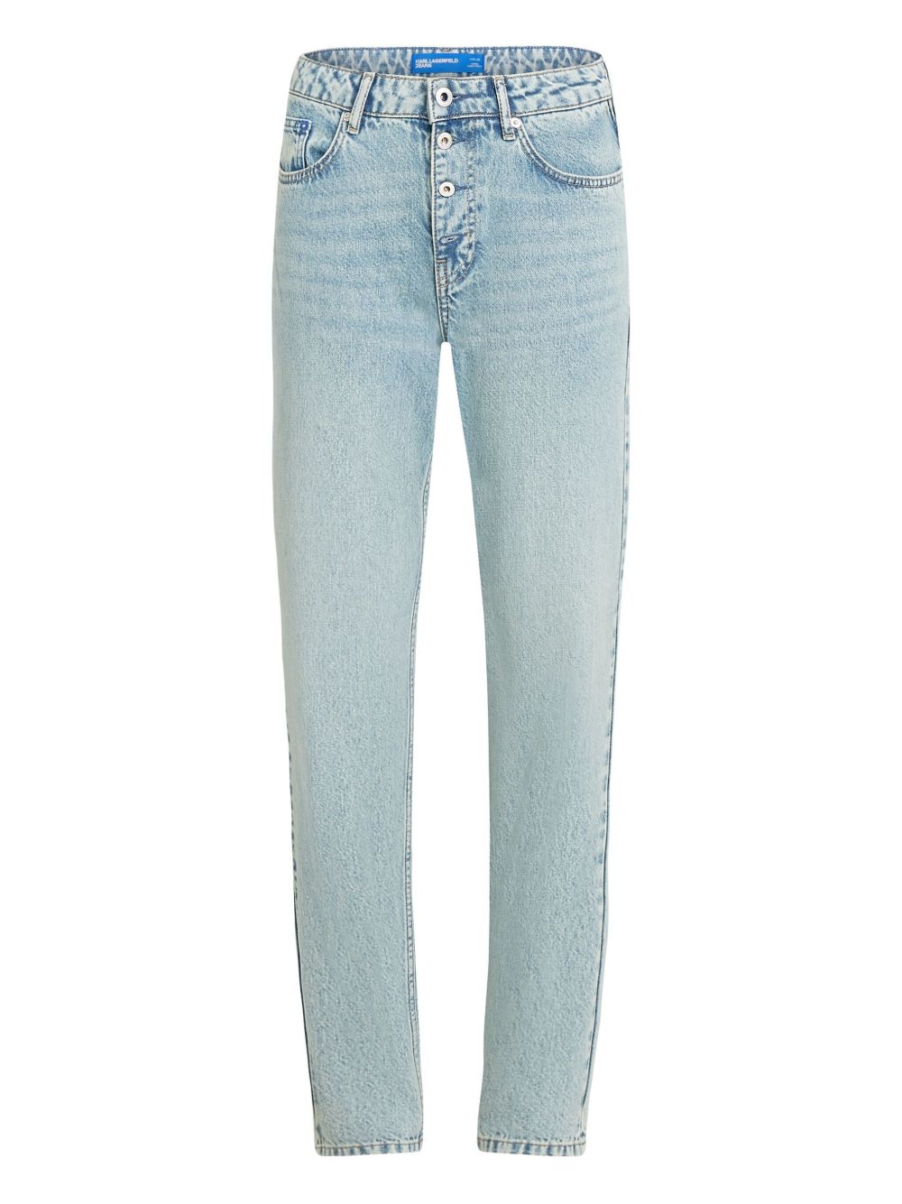 Karl Lagerfeld Jeans logo-patch jeans - Blue