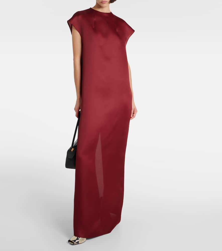 Lohan silk maxi dress
