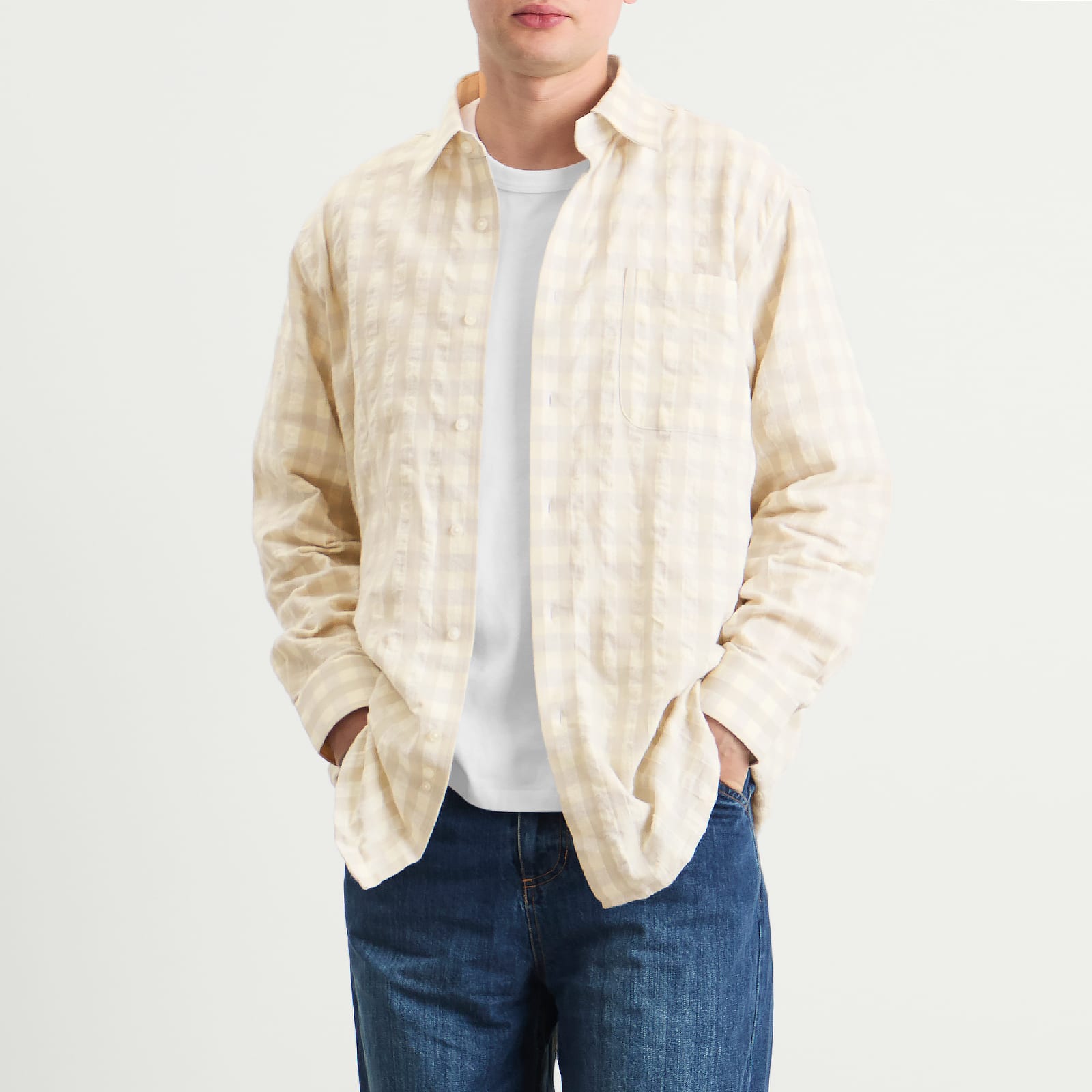 Men's Hugo Shirt Cream/Dove