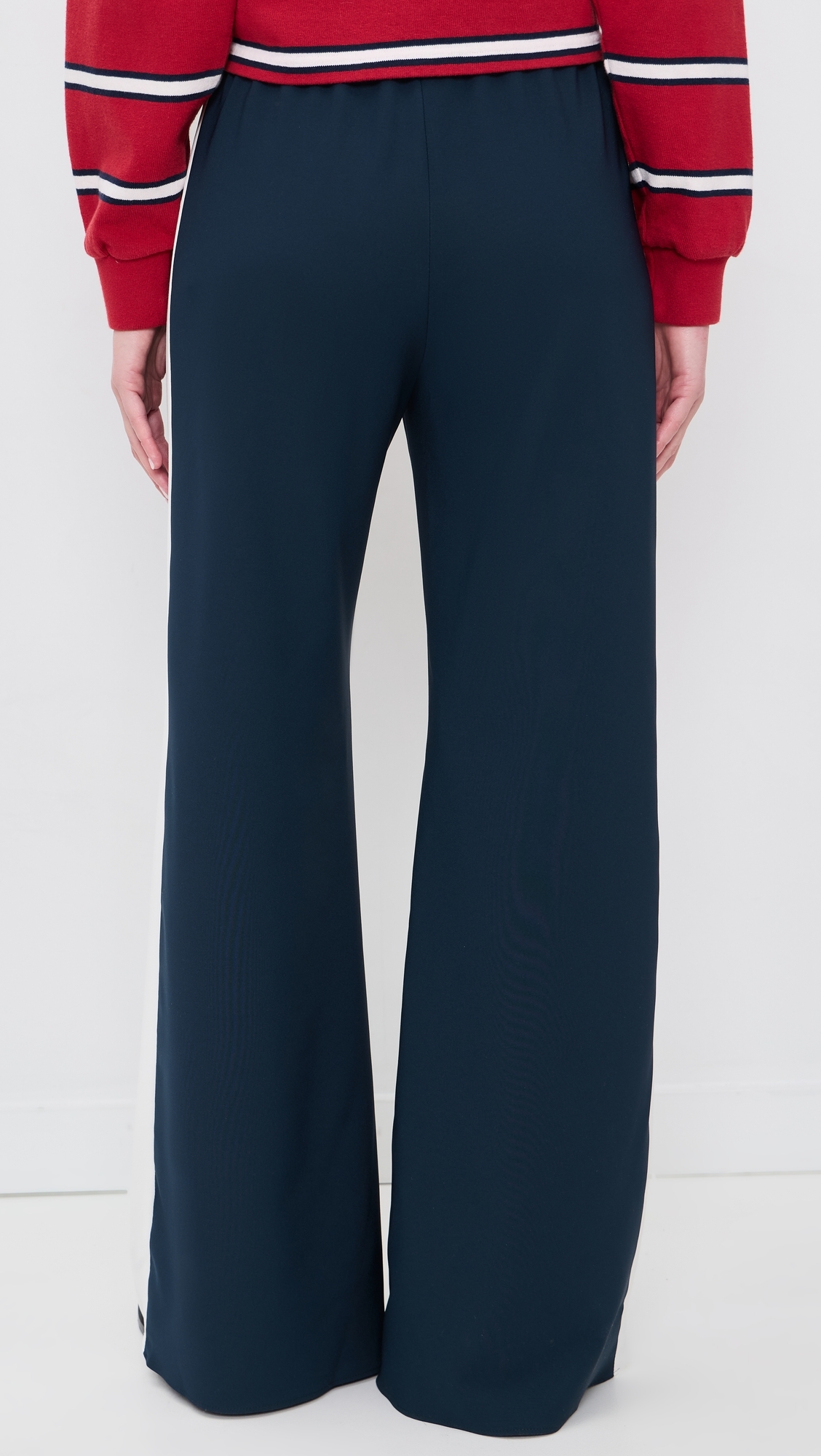 Side Stripe Colby Pants Navy/Ivory