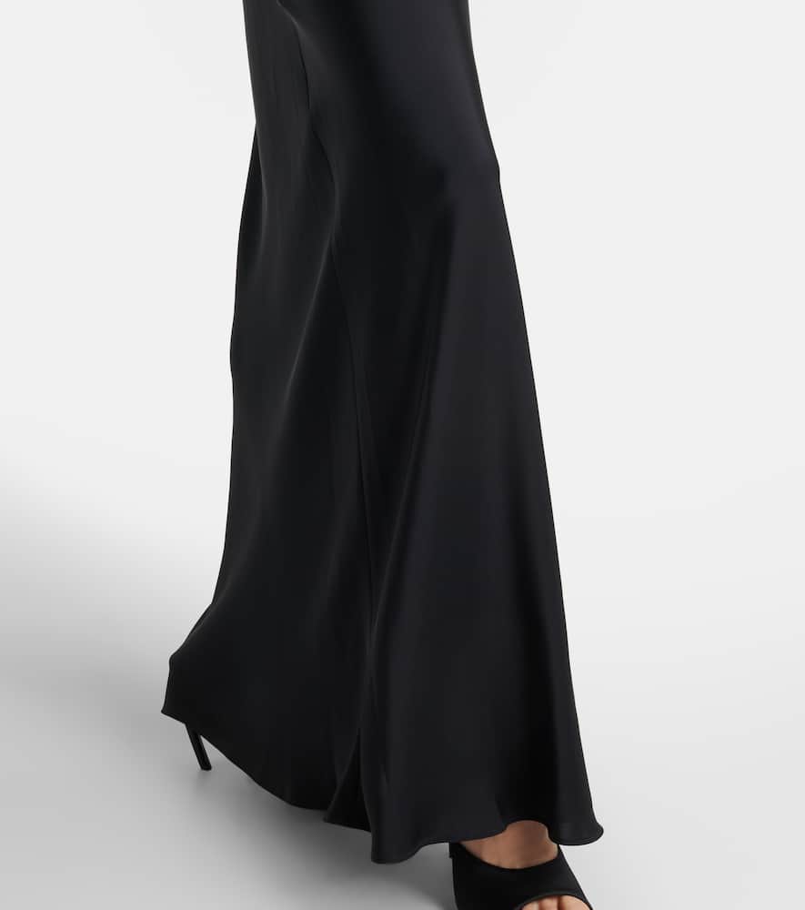 Chain-detail gown