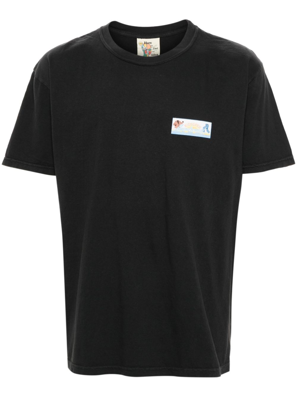Logo-print cotton T-shirt - Black