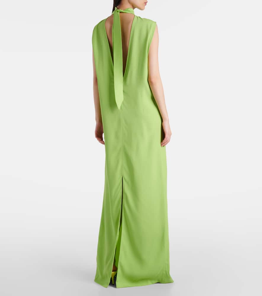Miami crêpe cady maxi dress