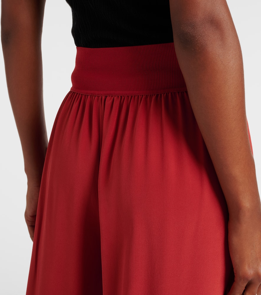 Rihani silk wide-leg pants