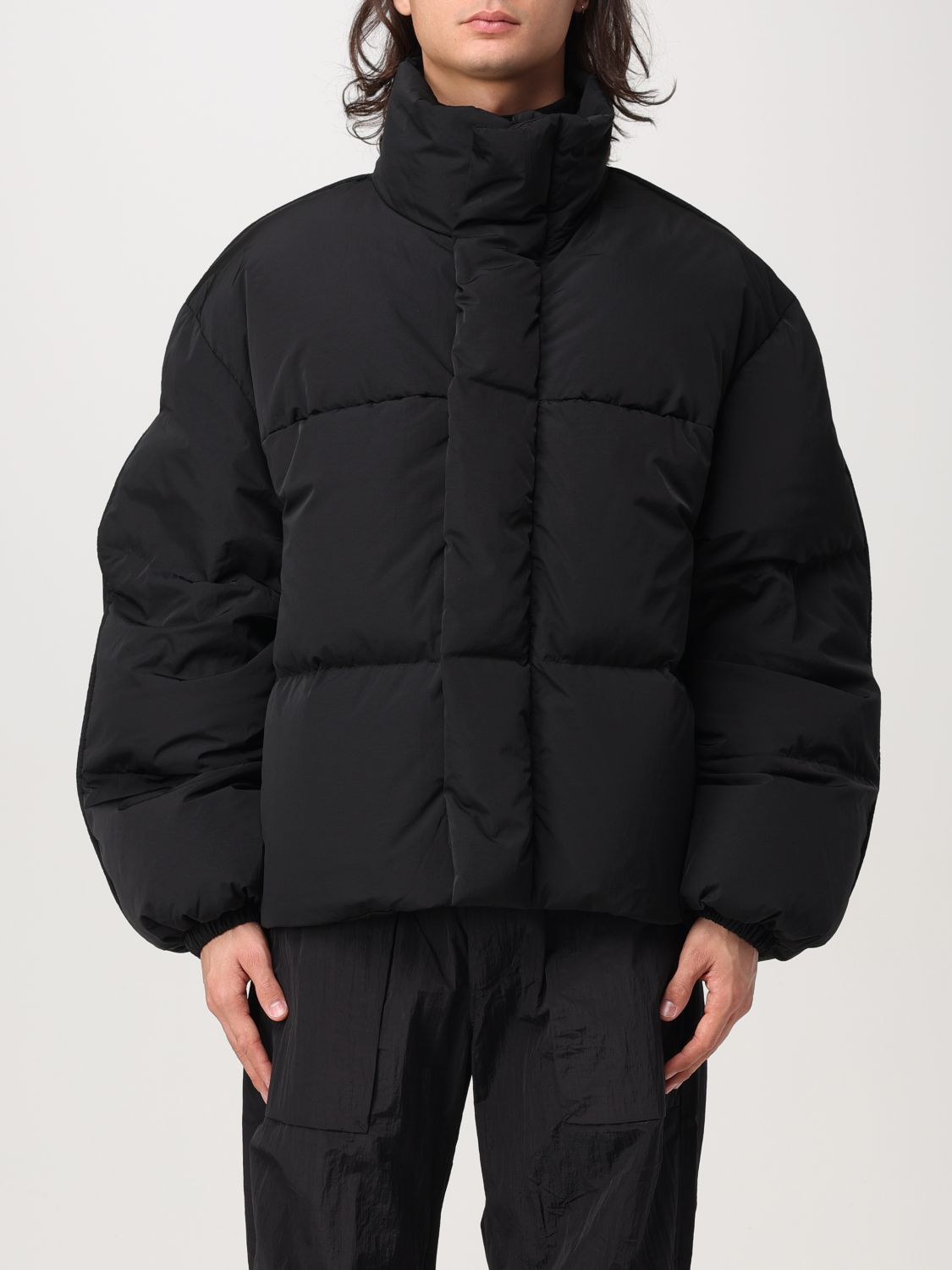 Quilted puffer jacket - Black