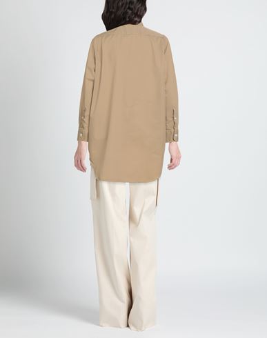 Woman Shirt Camel Size S Cotton