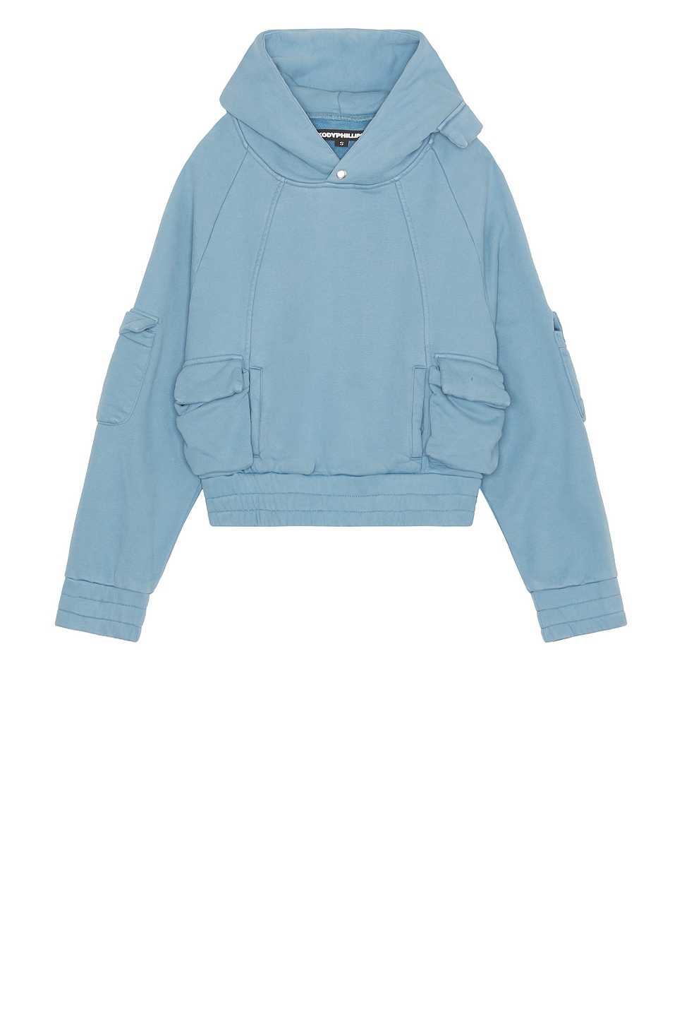 Kody Phillips Cargo Hoodie in Baby Blue - Blue. S also in L, M, XL/1X
