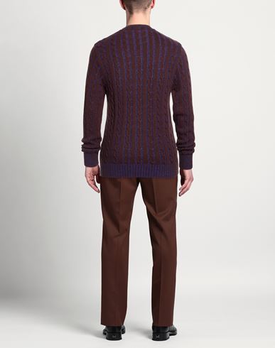 Man Sweater Chocolate brown Size XL Acrylic
