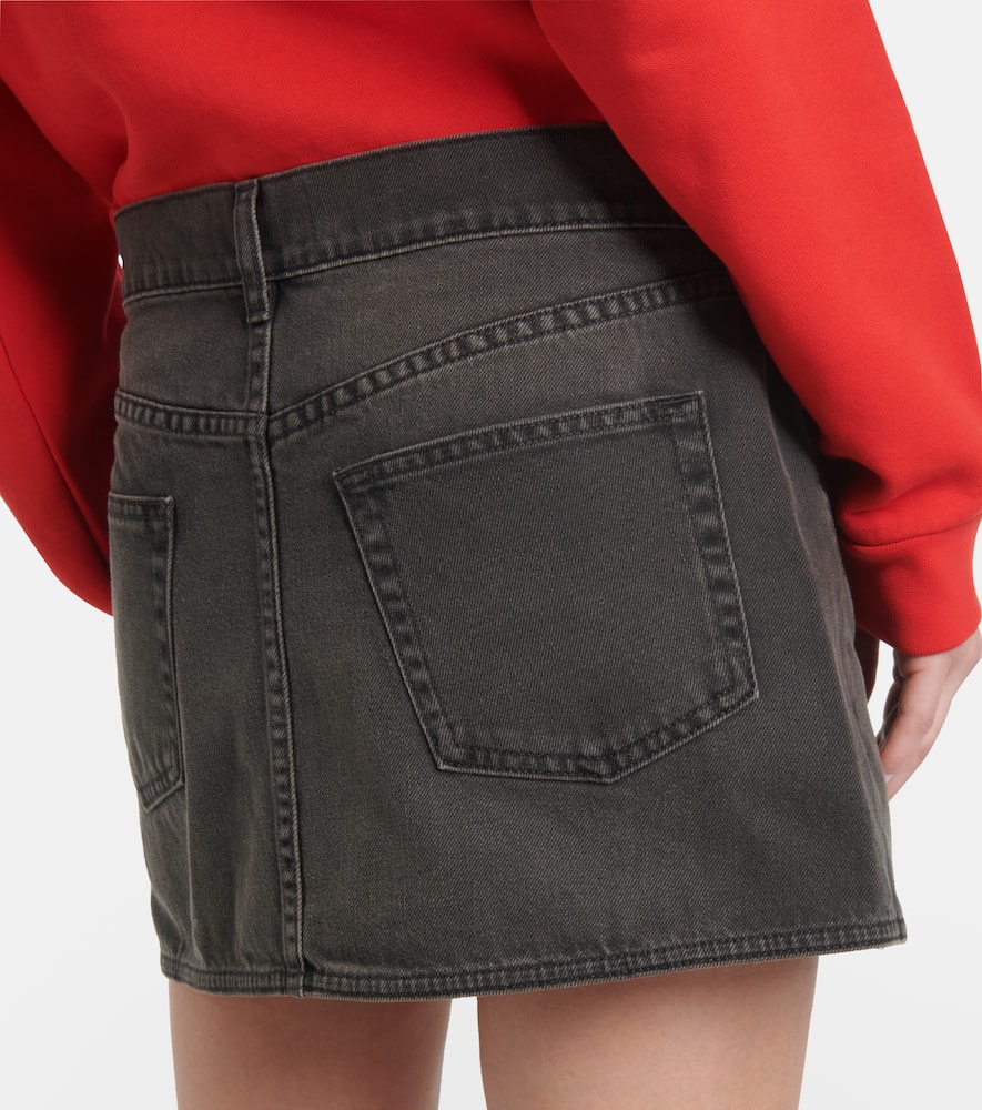 Denim miniskirt