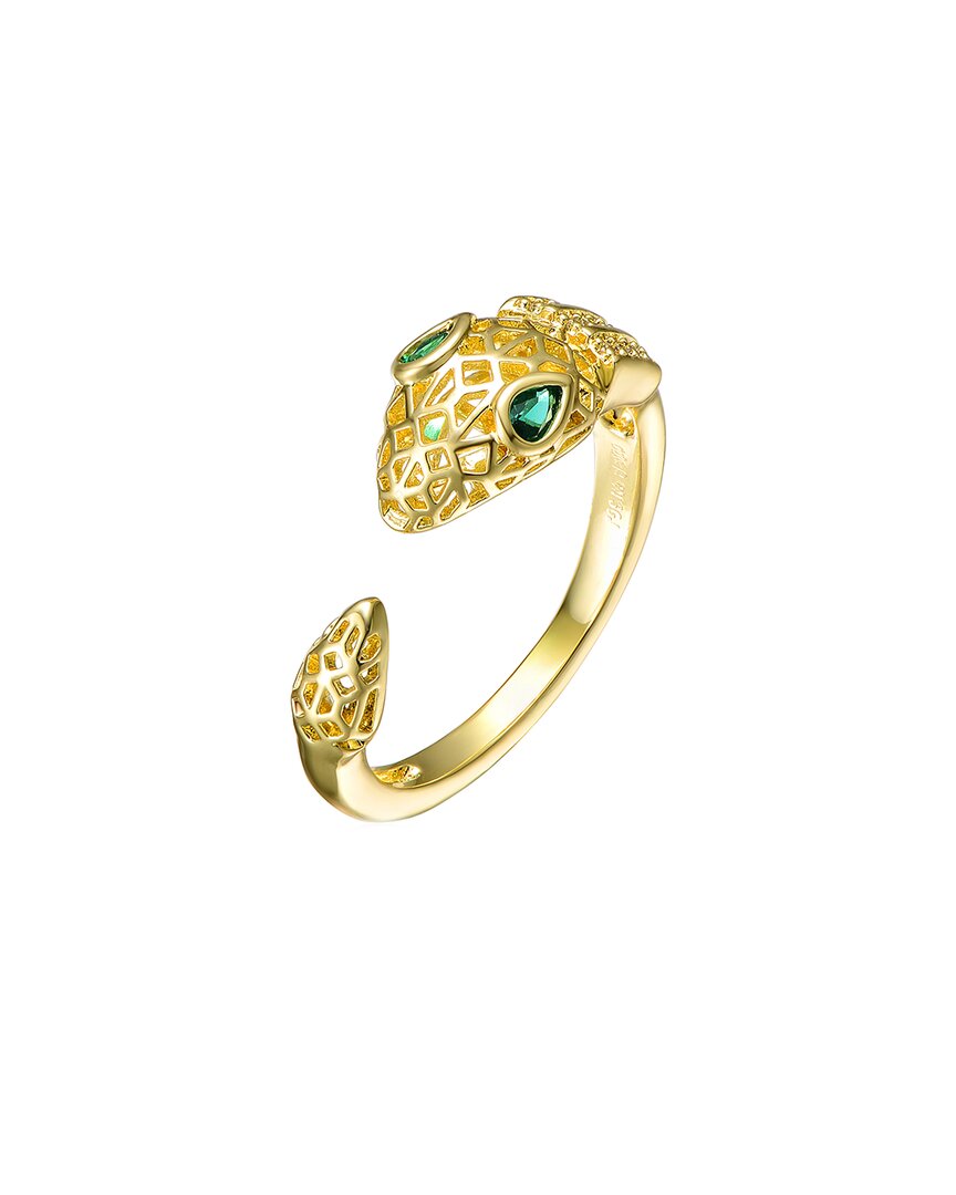 14K Plated Cz Ring