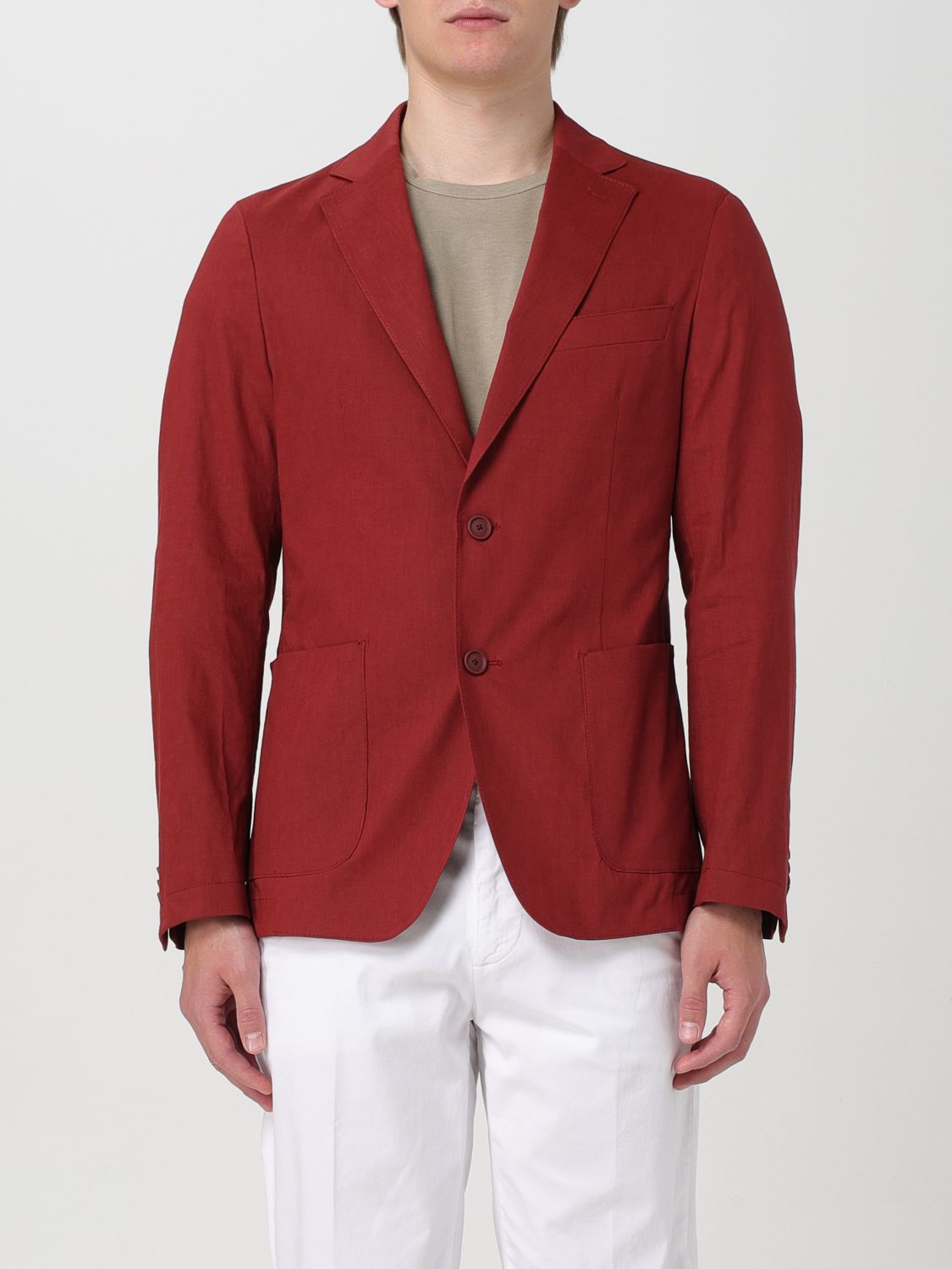 Jacket Men color Red