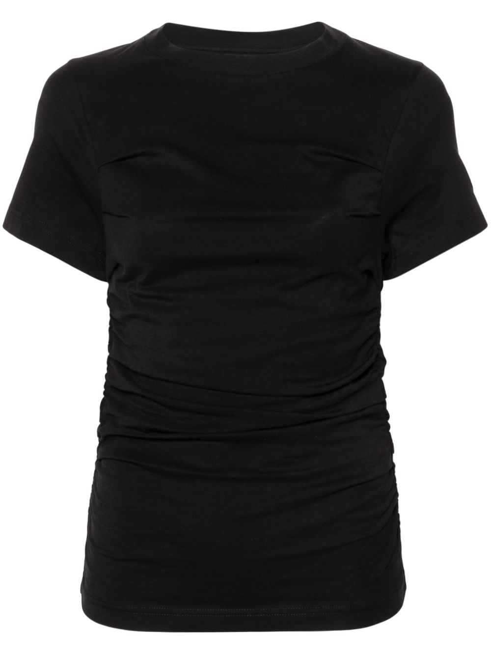 Ria gathered T-shirt - Black