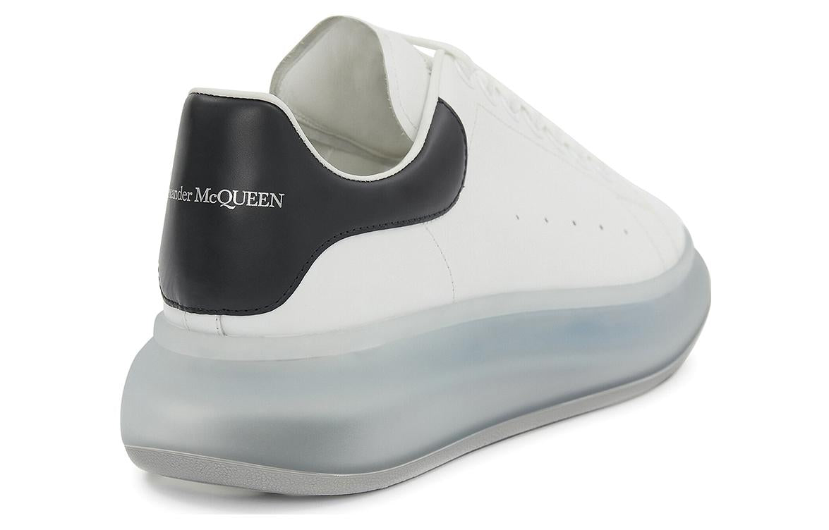 Oversized Sneakers 'Clear Sole White Navy Blue'