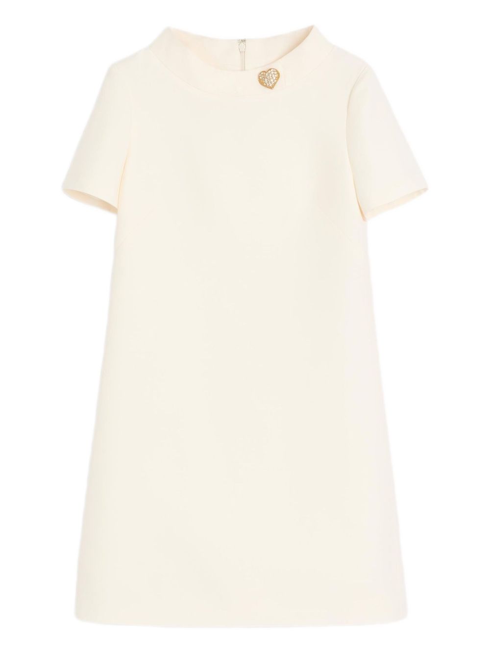 Valentino Garavani CREPE COUTURE SHORT DRESS - White