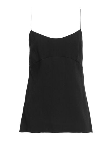 Givenchy Woman Top Black Size 4 Silk
